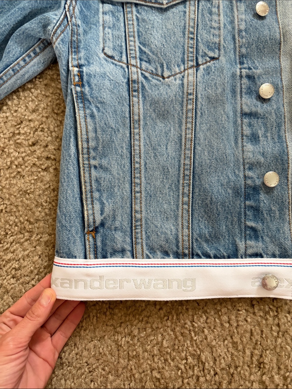 Alexander Wang Jean Jacket - Picture 2 of 7